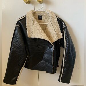 Galita Faux Leather Jacket.